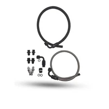 LS Swap Power Steering Hose Kit - GM Type 2 Pump, 25-Inch 6AN, Fits Chevy C10 