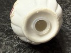 Vintage Salt And Pepper Chalet Ceramic Vase Shape With Rose Painting Japan — photo 4