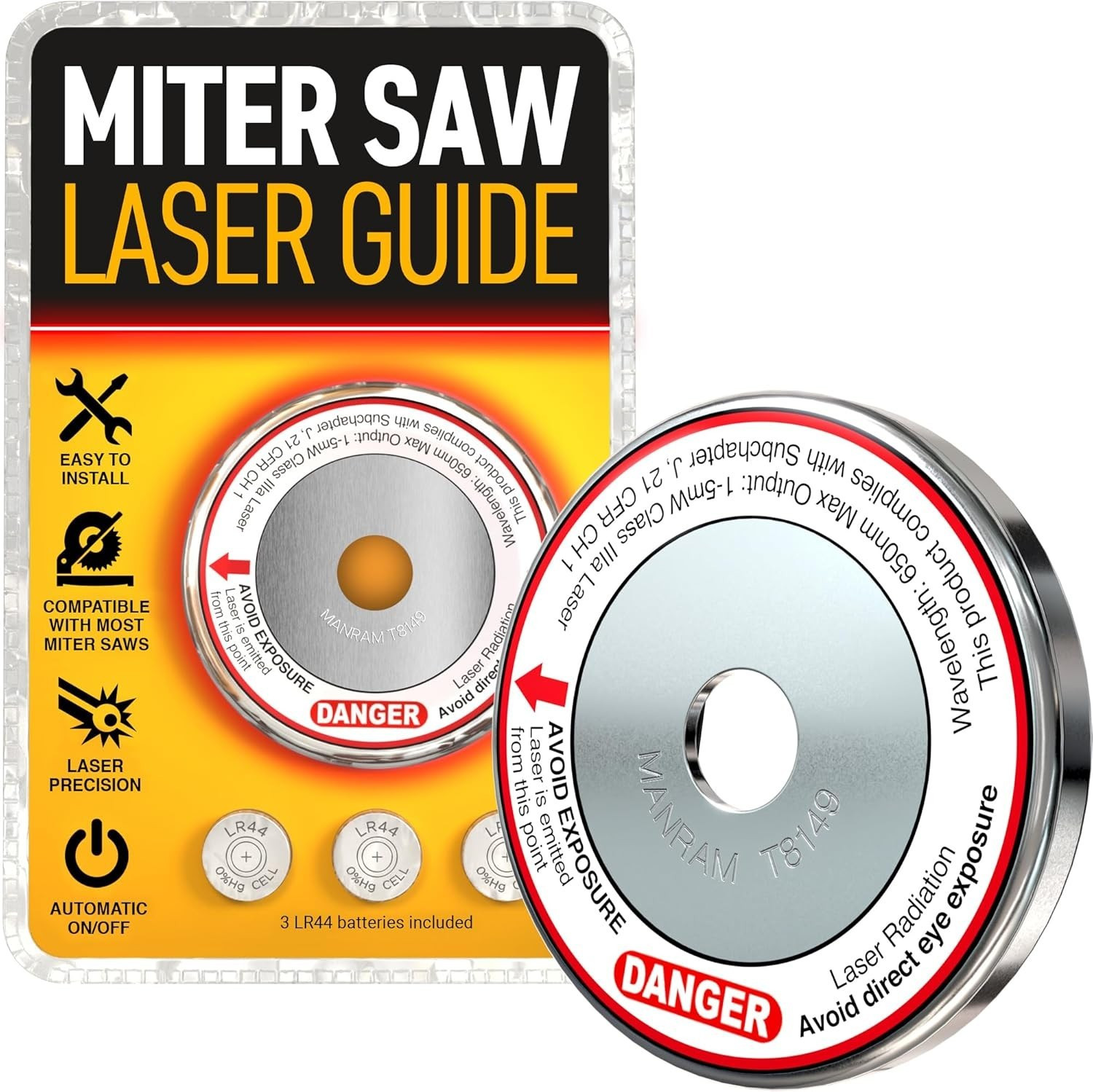 Miter Saw Laser Guide for Precise Cuts - Portable & Miter Saws Accessory
