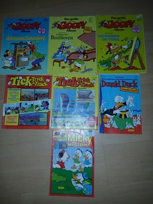 Walt Disney Comic Konvolut( Goofy,Donald Duck, Tick,Trick+Track)