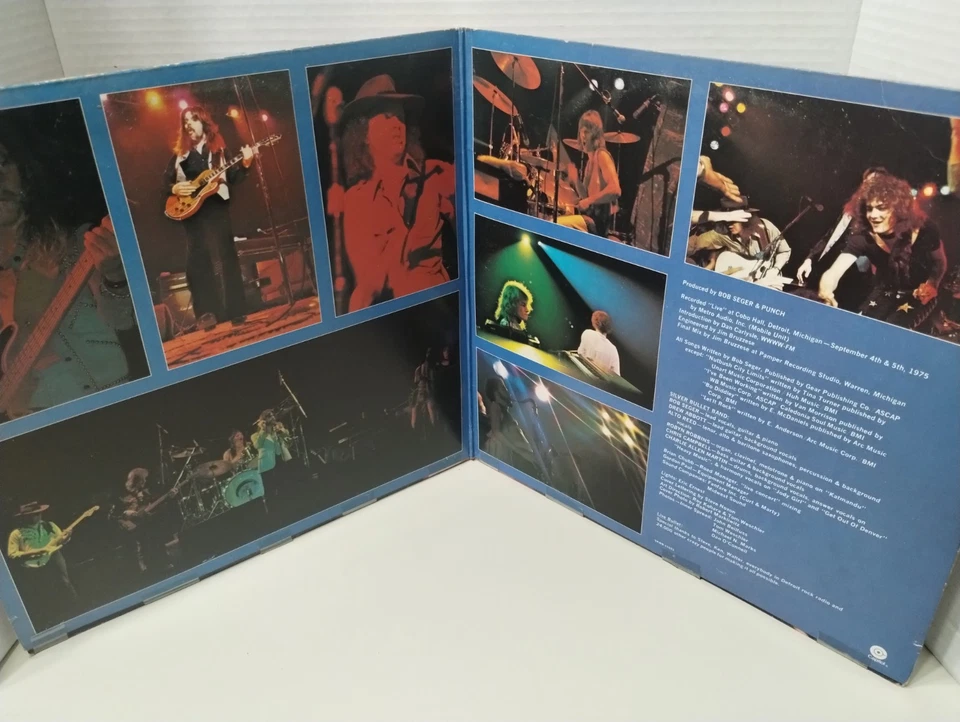 Bob Seger And The Silver Bullet Band - Live Bullet - 1976 Vinyl LP Gatefold G/VG - Image 2 of 3