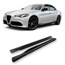 TRITTBRETTER SCHWARZ GL&Auml;NZEND & MATT SCHWARZ PASSEND F&Uuml;R ALFA ROMEO GIULIA