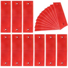Red Safety Reflectors, 20 Pack