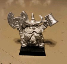 Warhammer Fantasy Battles Dwarf Lord Josef Bugman OOP Metal Old World Dispossed