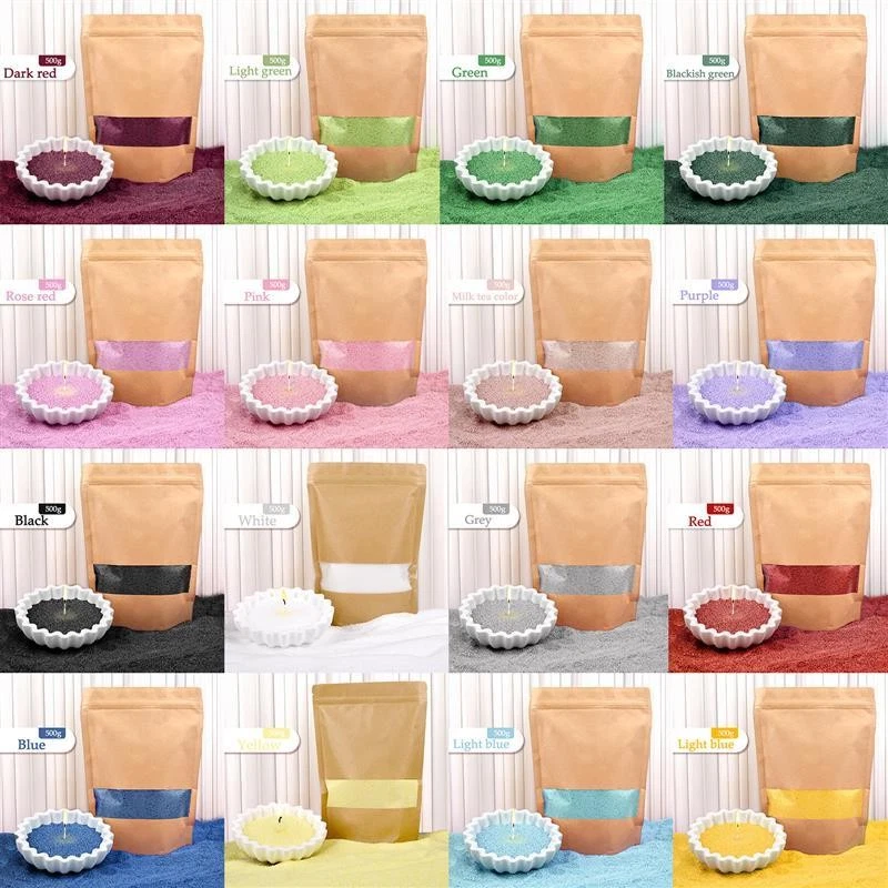 Colorful Pearl Wax Granules DIY Candle Making Sand Wax Material for Handmade - Image 2 of 4