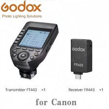 Godox FT433C FR433 Wireless TTL Flash Trigger - 433MHz 1/8000s HSS for Canon