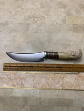 Scagel ,  Beautiful knife,Leather & Stag handle Limited Run...