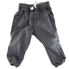Carters Baby Boys Girls Charcoal Gray Cotton Jogger Pants 9 Months Elastic Waist