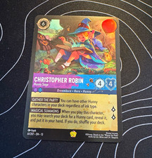 Disney Lorcana TCG Christopher Robin-Hunny Sage 61/204 Legendary Cold Foil