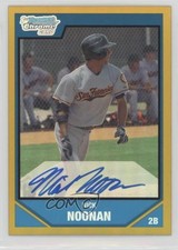 2007 Bowman Draft Chrome Picks Rookie Gold Refractor 22/50 Nick Noonan Auto 06bg
