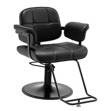Black Wide All Purpose Hydraulic Barber Chair Heavy Duty 360  Salon Beauty Spa