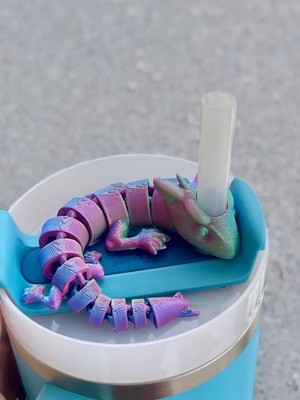 Stanley straw topper, Flexi Dragon