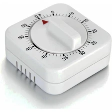 60 Minute Mechanical Kitchen Timer Manual Wind Up Cooking Timer Clock with Loud