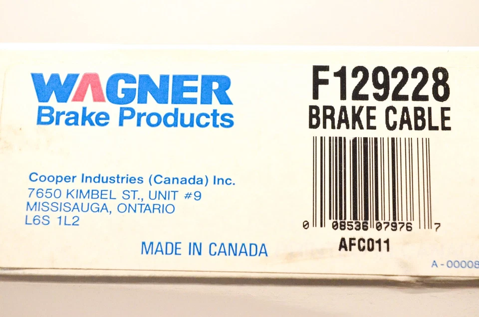 Cable de freno de estacionamiento Wagner F129228 para Ford F-250 F-350 1997 nuevo de stock Foto 3 de 3