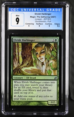 MTG エルフ foil ELVISH HARBINGER Lorwyn Foil CGC 9 Q+ MTG [Nostalgium] | eBay