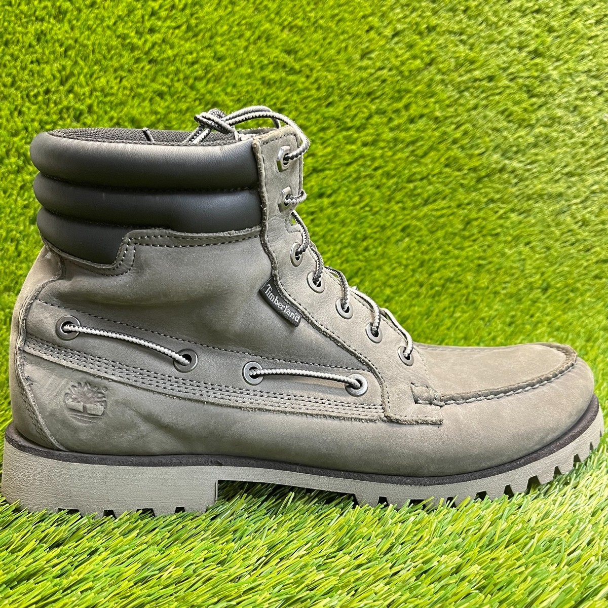 Timberland Oakwell 7-Eye Mens Size 13 Gray Outdoor Leather Lace Up
