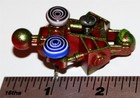 Fantastic vintage studio artist mixed materials figural brooch pin unsigned #28 — photo 2