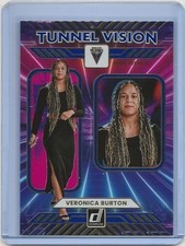 2025 Panini Donruss Tunnel Vision Press Proof Blue Veronica Burton #15 Valkyries