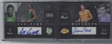 2011 Elite Black Box All-Time Match Ups Bill Russell/Jerry West Celtics/Lakers
