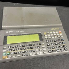 SHARP PC-G801 Pocket Computer Vintage Programmable Calculator Japan Junk