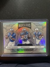 2024 Panini Obsidian Nucleus Jonathan Taylor, Anthony Richardson, Josh Downs /99