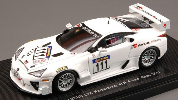 Ebbro Lexus Lfa N.111 Nurburgring Vln Race 2011 1:43-image