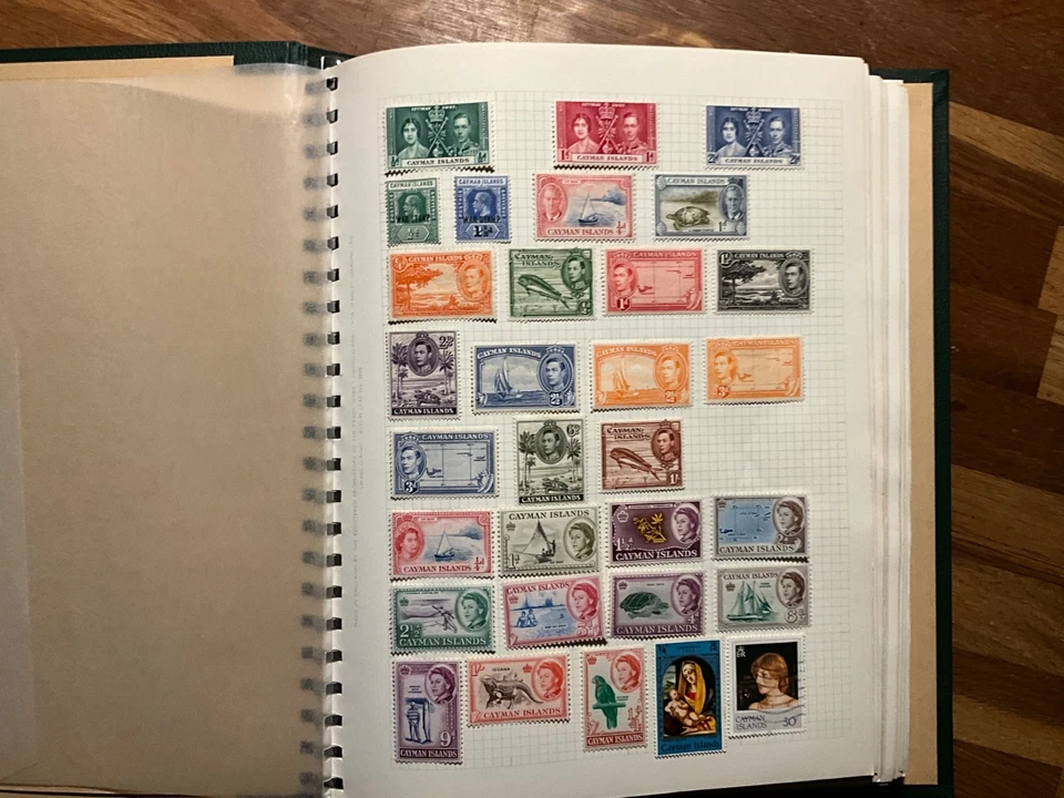 Estampillas del Mundo y la Commonwealth QV EN ÁLBUM COMO NUEVO Y USADO sin recoger 1,45 kg r Foto 3 de 4