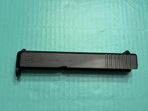 USED OEM GLOCK 27 GEN 3 SLIDE BLACK .40 CALIBER FIRING PIN SIGHTS EXTRACTOR