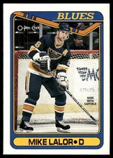 1990-91 O-Pee-Chee Mike Lalor Rookie St. Louis Blues #341