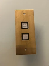 Wapauca home elevator part brass hall call station