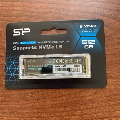 Silicon Power 512GB - NVMe M.2 SSD - 2280