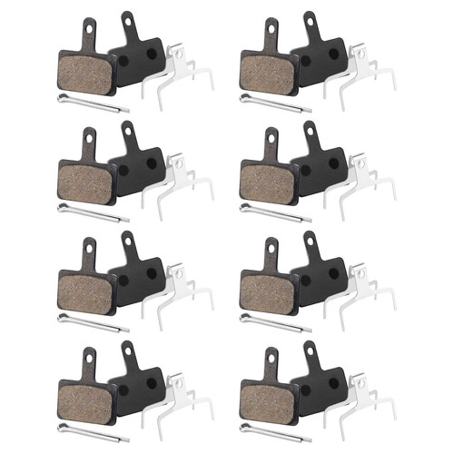 8 Pairs Bike Brake Pads,Semi-Metallic Bicycle Mountain Bike Ebike Brake Pads ...