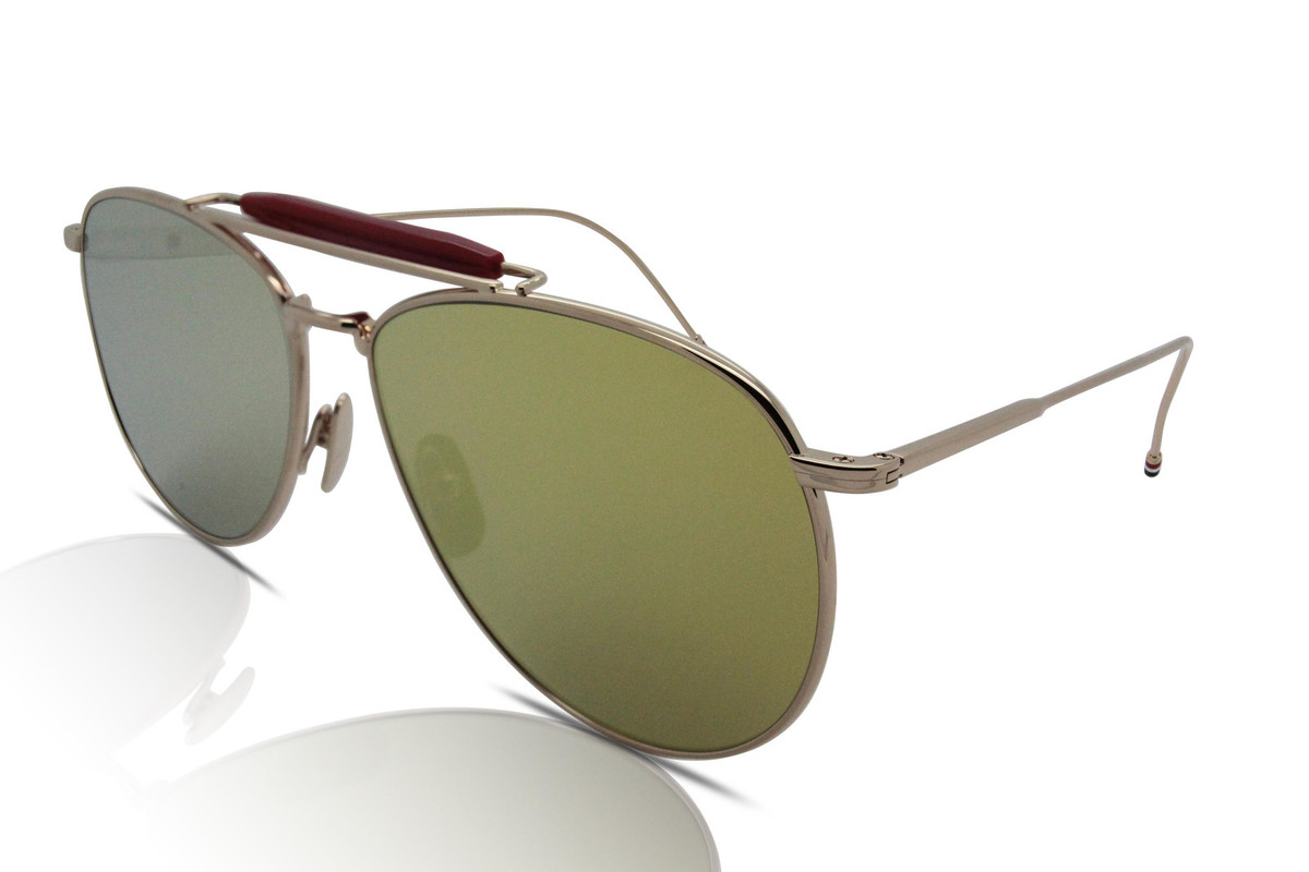 Thom Browne Sunglasses TB-015-LTD-GLD-62 Gold/gold Red | eBay Thom Browne Sunglasses TB-015-LTD-GLD-62 Gold/gold Red | eBay