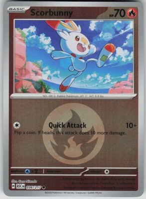 Scorbunny (Energy Symbol Pattern) Reverse Holofoil [ASC - 036/217]