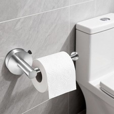 Removable Suction Cup Toilet Paper Holder, No Drilling Bathroom Wall Mount