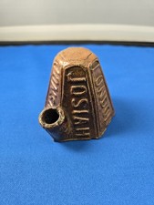 Rare Antique Pottery Teakettle Ink Well JOSIAH JOHNSON'S JAPAN FLUID LONDON