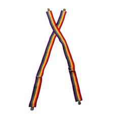 Rainbow suspenders one size