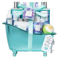 Spa Gift Basket Women Luxury Eucalyptus Mint Bath Body Set Home Birthday Gift