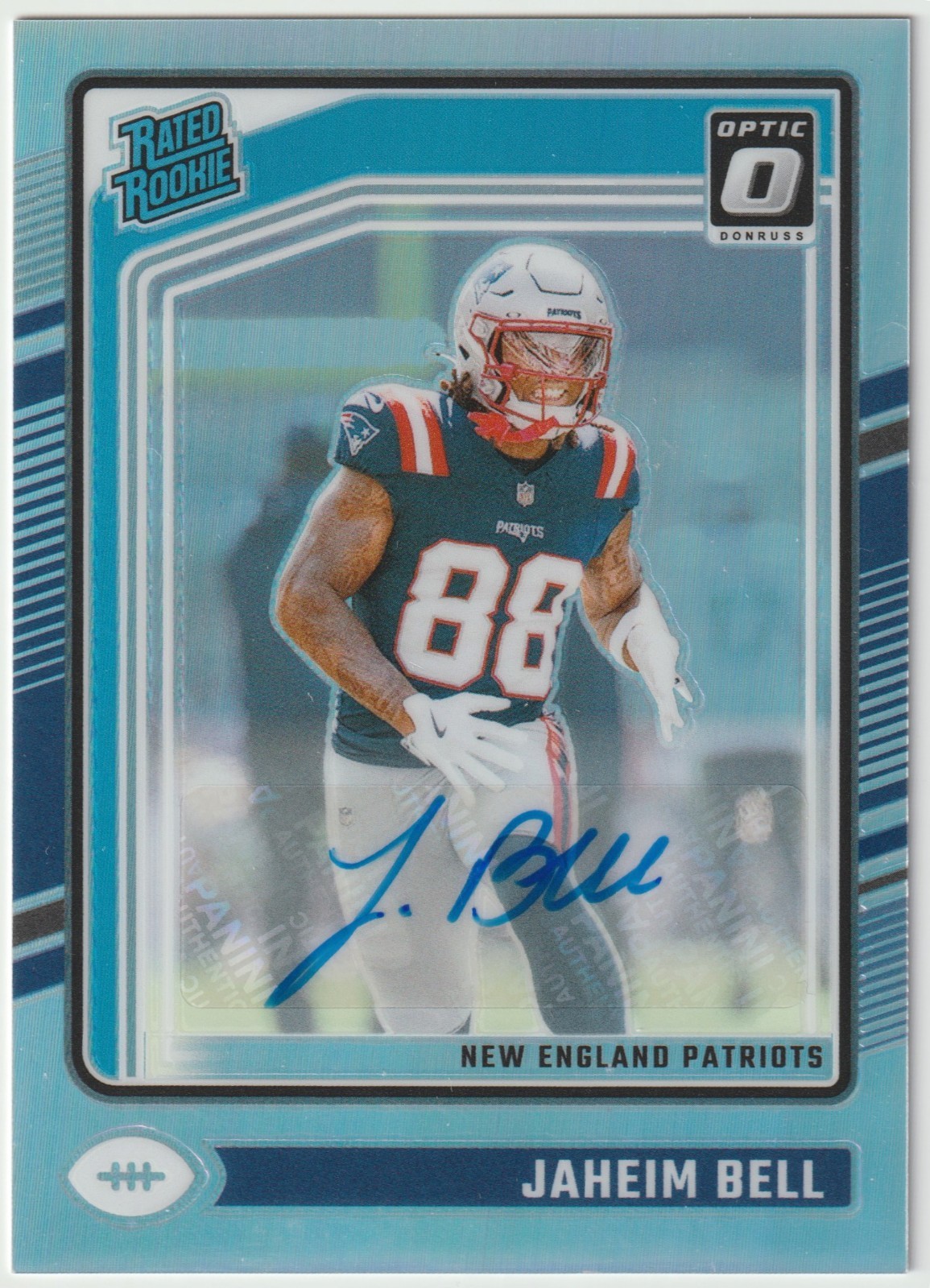2024 Donruss Optic - Rated Rookie Jaheim Bell #238 Holo Prizm Auto /150 (RC, AU)