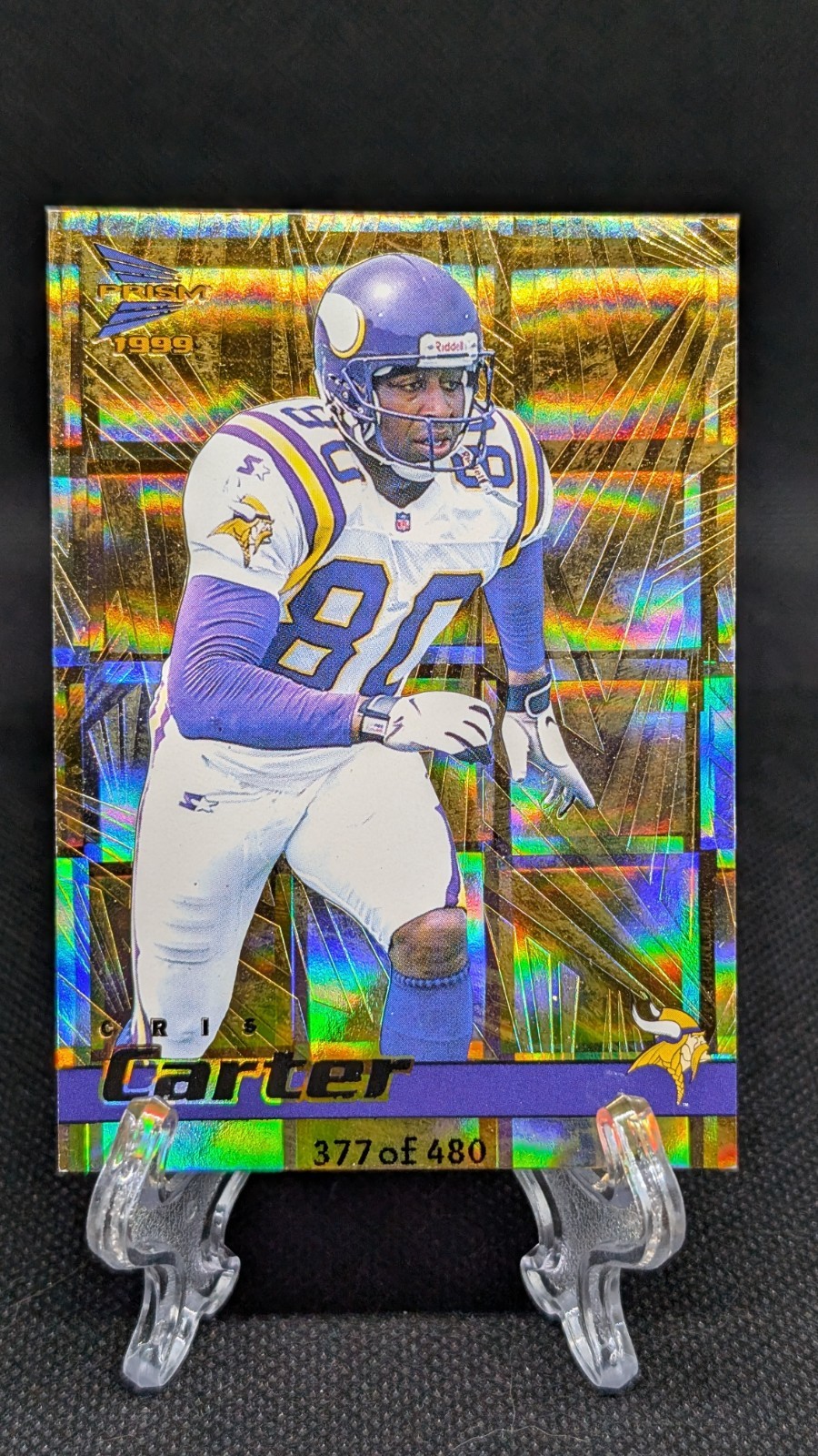 1999 Pacific Prism - Cris Carter #79 Gold /480