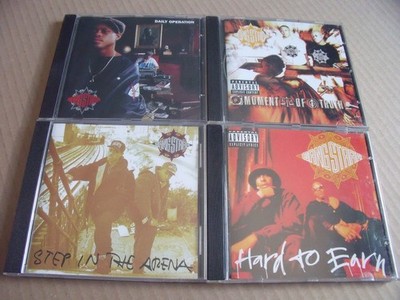 4 x Gang Starr - Step In The Arena, Daily Operation, Hard To Earn, Moment Of Tru