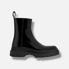 Bottega Veneta Men's Black Highway Leather Ankle Boots Shoes Size EU:40 US:7