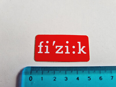 ADESIVO FIZIK MOTORCYCLE STICKER STICKER STICKER ADHESIVE ORIGINAL