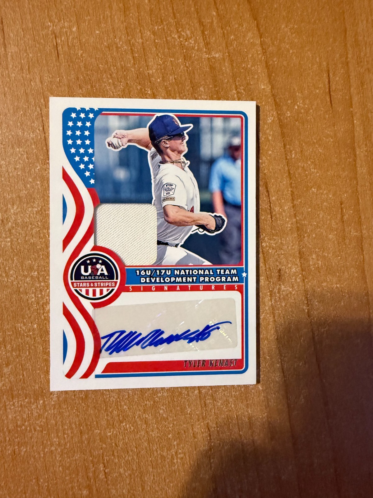 2025 Panini Stars & Stripes - Tyler Kenast - 16/17U Team USA Auto Relic