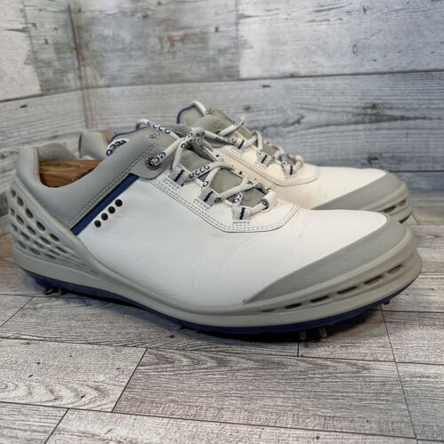 relæ Aubergine Såkaldte ECCO Cage Evo Golf Shoes Mens Size 45 EUR (11 / 11.5 US) White Leather  Spikes | eBay