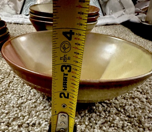 8 Piece Sango Gold Dust Sienna 5039 4 Dinner Plates 5 Bowls - Picture 8 of 15