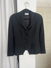 Vintage Gianni Sport Black Button Women's USA Made Blazer 10