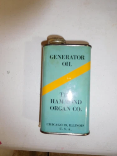 Generator Oil Can The Hammond Organ Co. Chicago Vintage