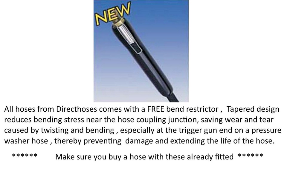 Aldi Workzone Titanium Petrol Pressure Washer Replacement Hose 5/10/15