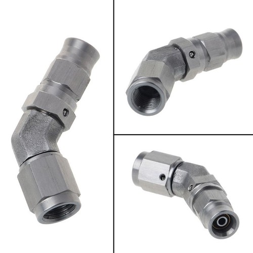 JJC 45 Degree Plated -3 JIC AN3 Female Double Swivel Brake/Clutch Swivel Fitting - Picture 8 of 8